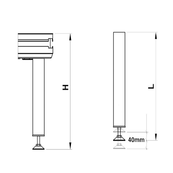 phantom adjustable legs