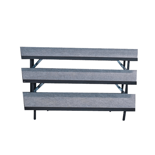 3 Tier WEDGED Standing Choir Riser