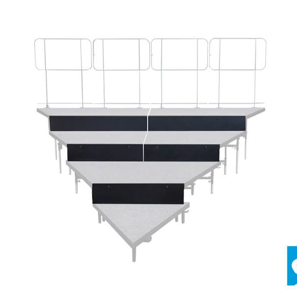 Chair Stops for WEDGED Seated Choir Risers