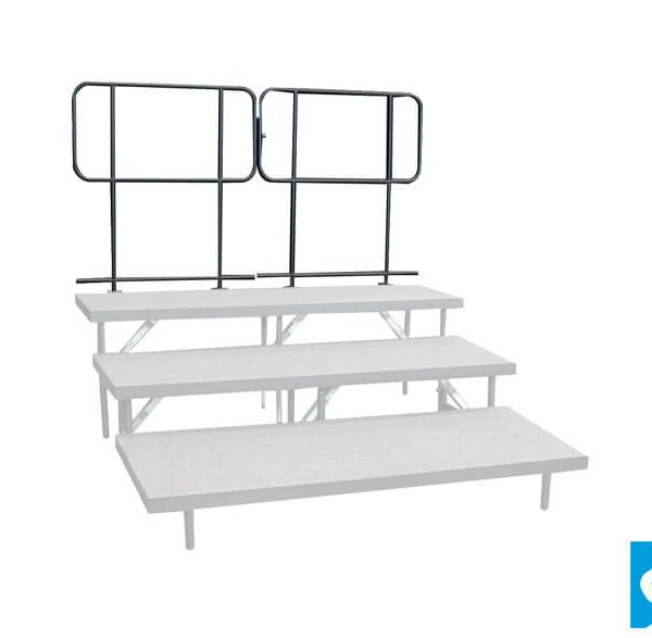 Rear Guard Rails for Seated Choir Risers