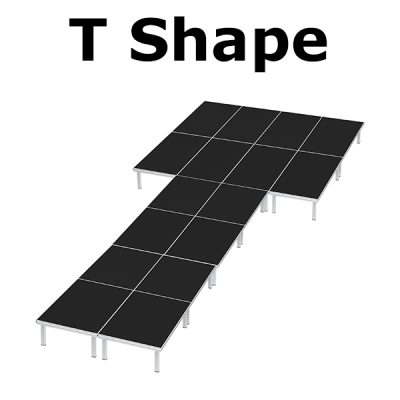 t shape stage